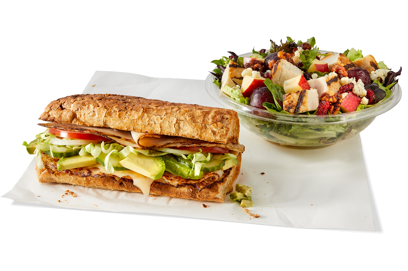 Order Pick-Your-Pair Sandwich and Apple Walnut Salad food online from Potbelly store, New York on bringmethat.com