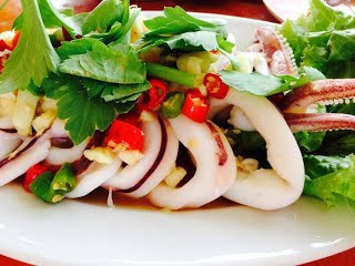 Order Squid Salad food online from Issara Thai Cuisine store, Huntington Beach on bringmethat.com
