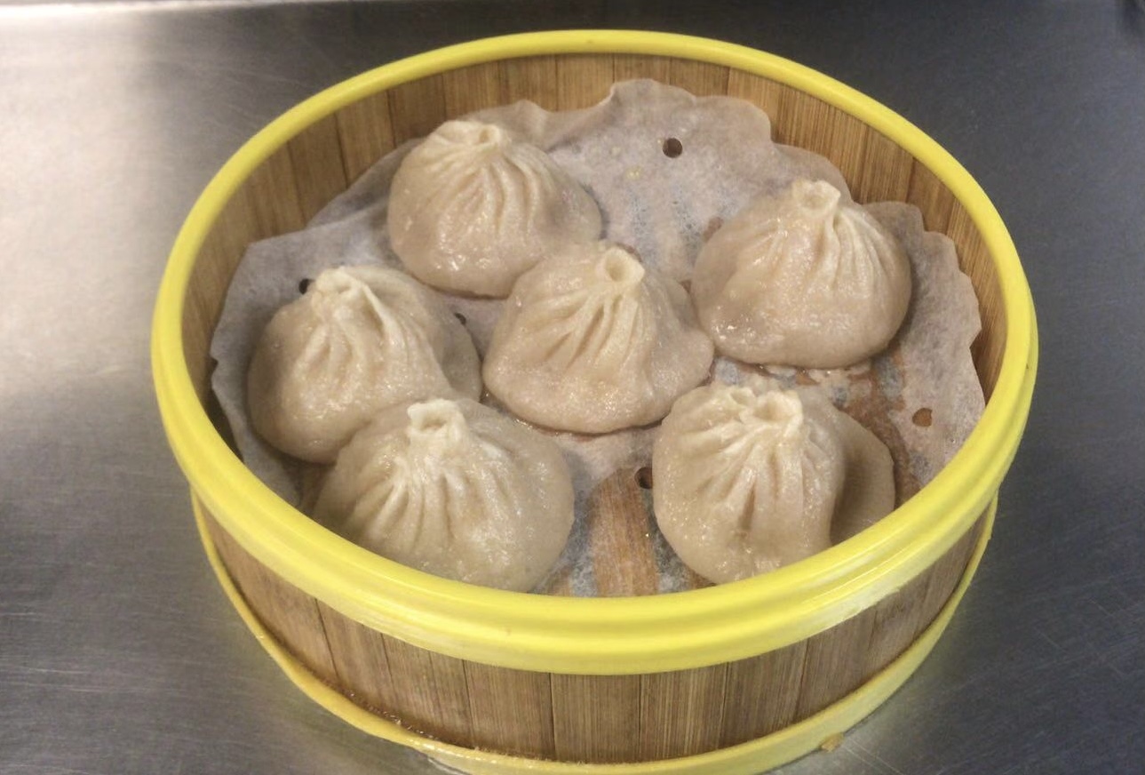 Order Steamed Soup Dumpling 小笼汤包 A food online from Jin Fine Asian Cuisine store, Brookline on bringmethat.com