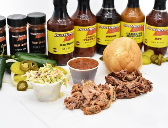 Order 2 Meat Special food online from Brothers BBQ store, Broomfield on bringmethat.com
