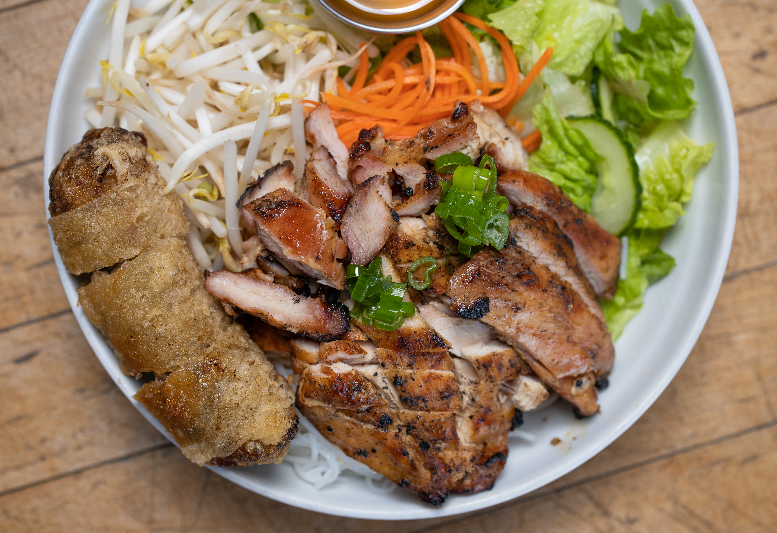 Order Jidori Chicken Vermicelli Salad food online from Phorage store, West Hollywood on bringmethat.com