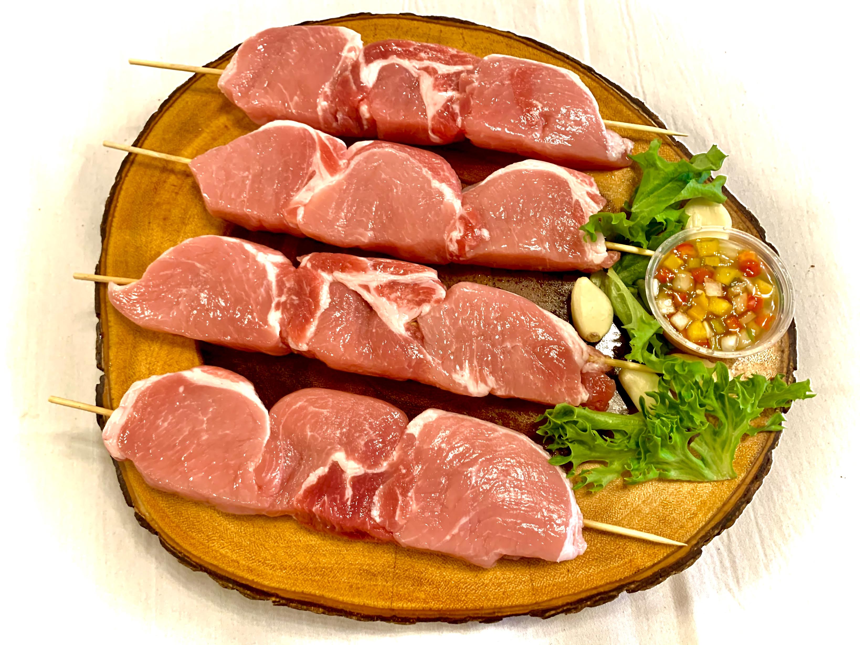 Order (Raw) Pork Loin "Family" food online from Taurinus Brazilian Steakhouse store, San Jose on bringmethat.com